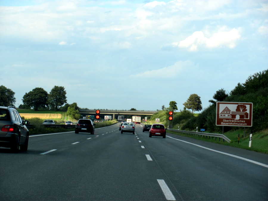 Autobahn in Bayern